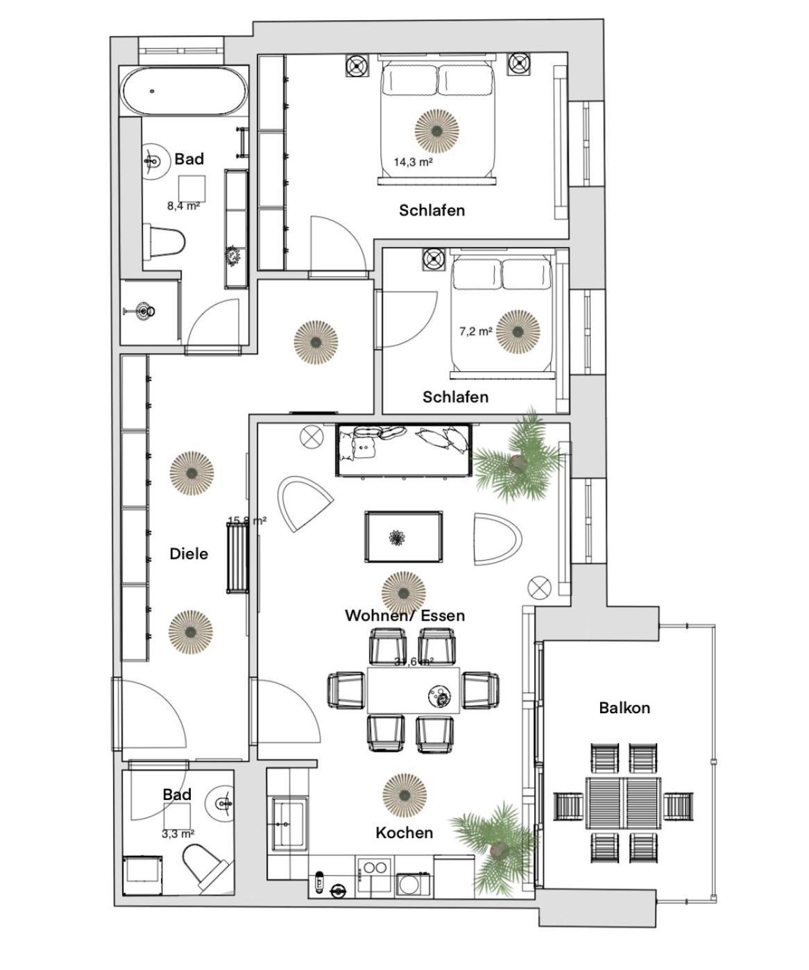Pineapple Apartments Dresden Zwinger IX - 80 Qm - 1X Free Parking - 외부 사진
